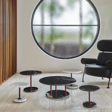 ASTAIR - Round marble coffee table by Ligne Roset - view 3